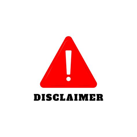 Disclaimer